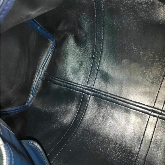 Dior Blue Oblique Monogram Boston Navy Duffle 40cm - Picture 15 of 15